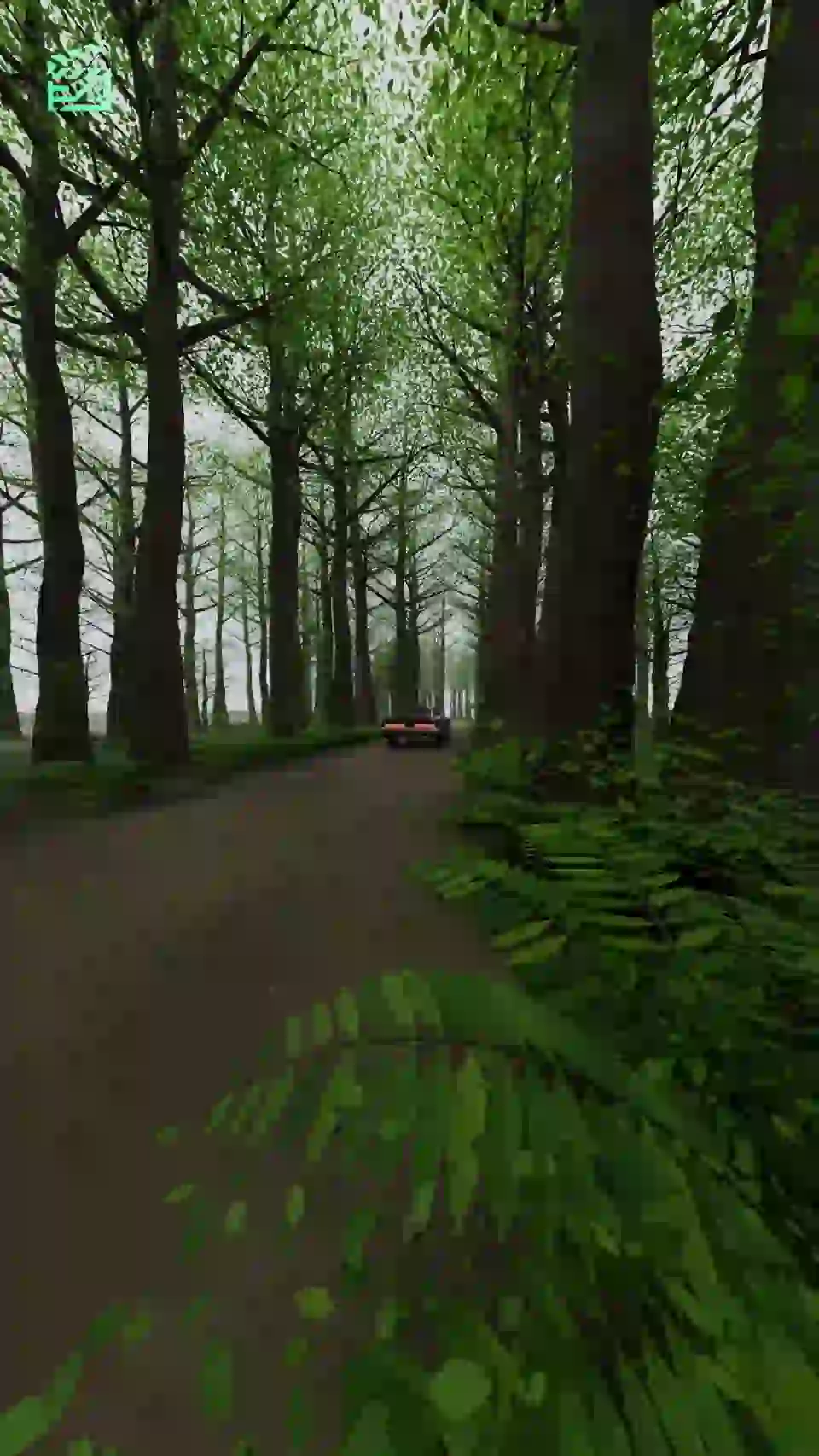 Dodge na floresta: IA + 3D