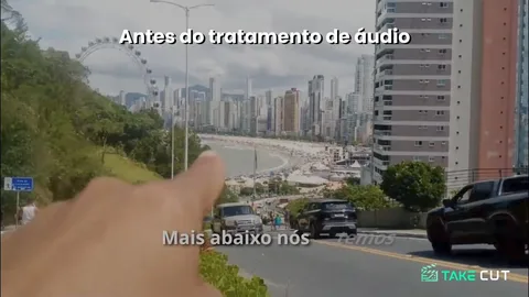 Frame de Antes e depois da pós-produção