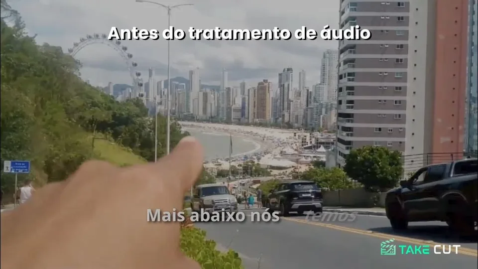 Antes e depois da pós-produção